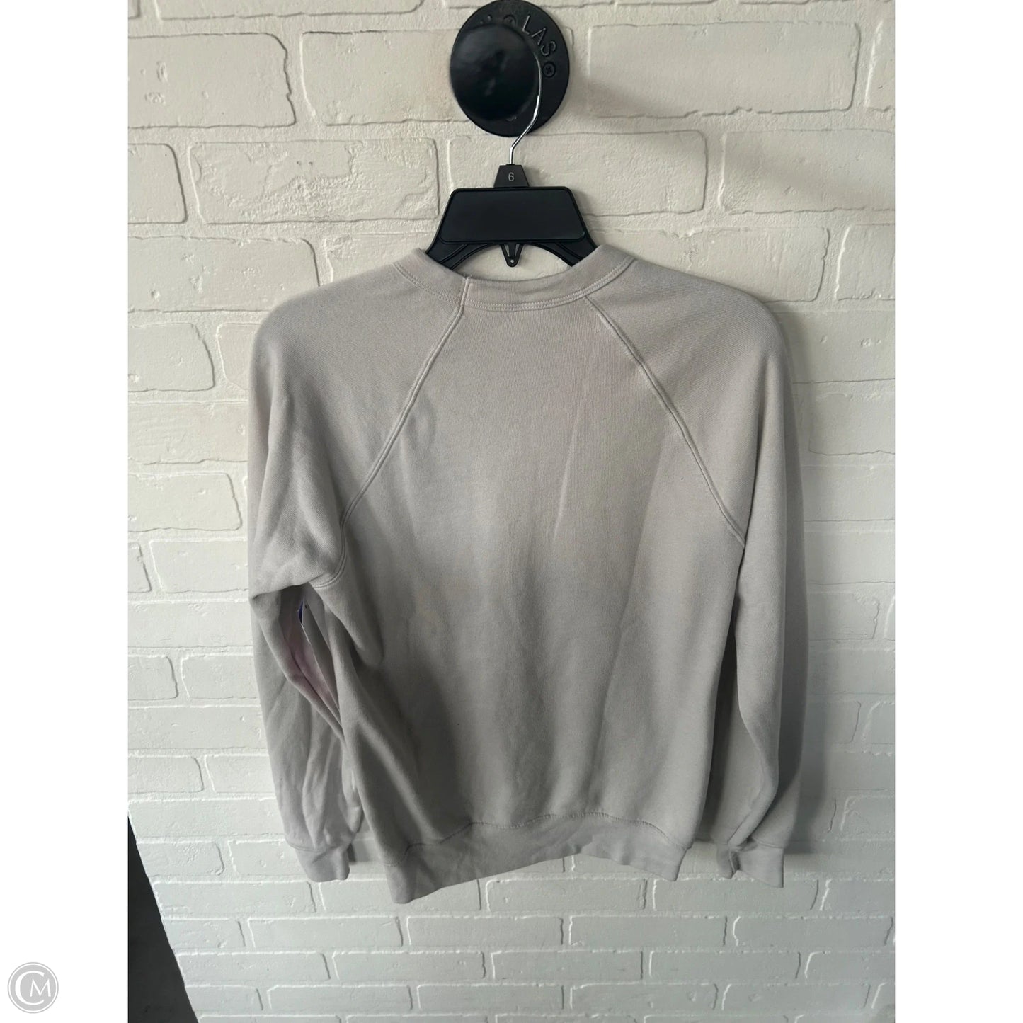 Sweatshirt Crewneck By Bella + Canvas In Grey, Size: S