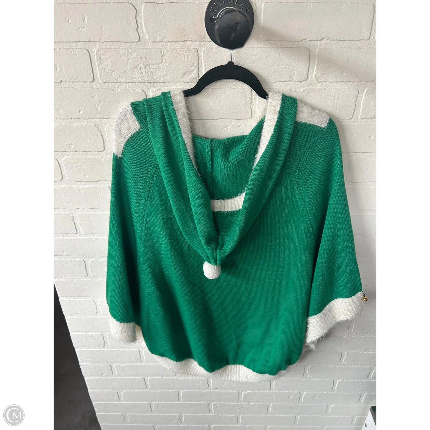 Sweater By Clothes Mentor In Green & White, Size: Xl