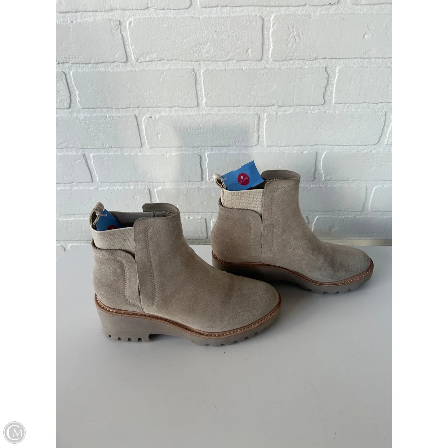 Boots Ankle Heels By Dolce Vita In Grey, Size: 8