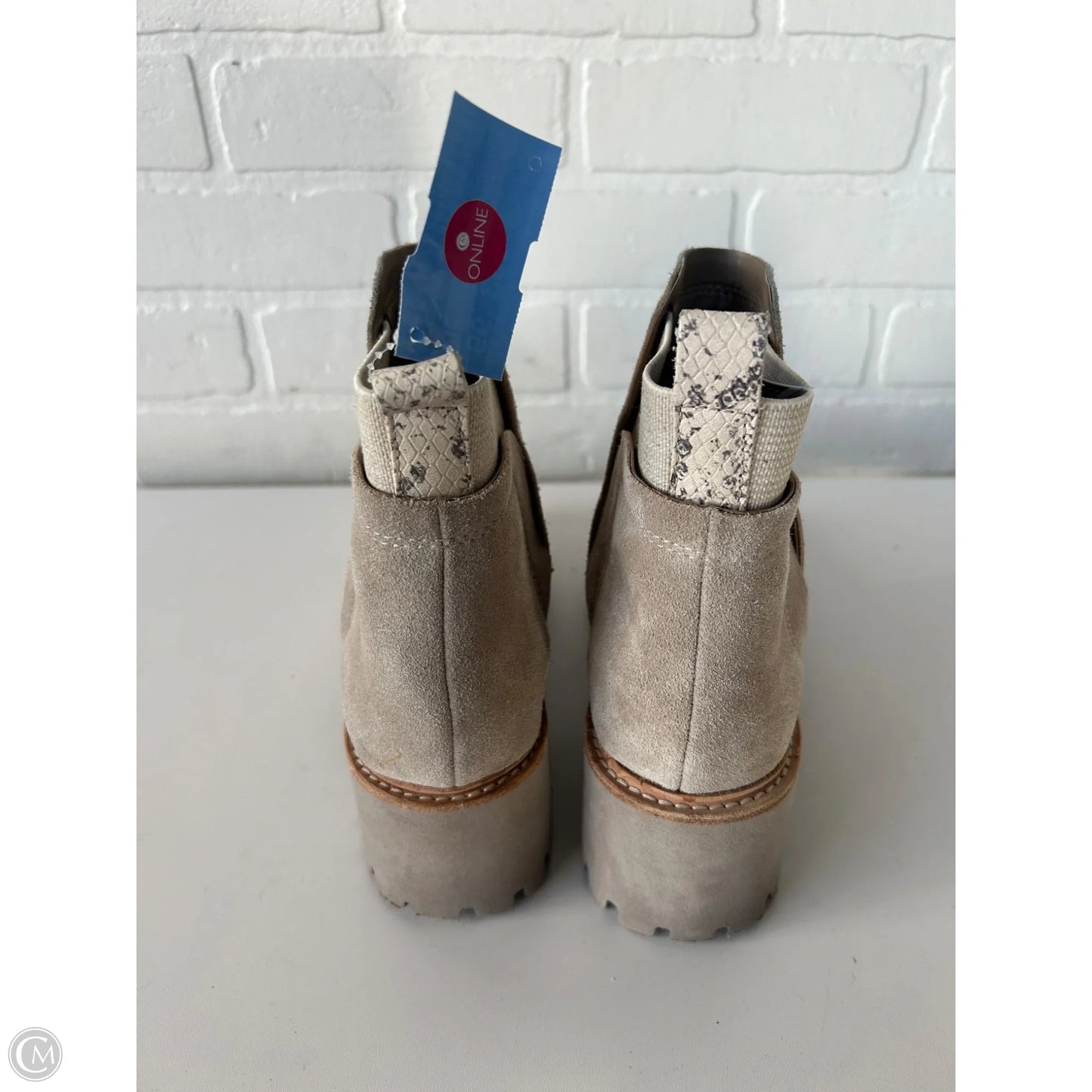 Boots Ankle Heels By Dolce Vita In Grey, Size: 8