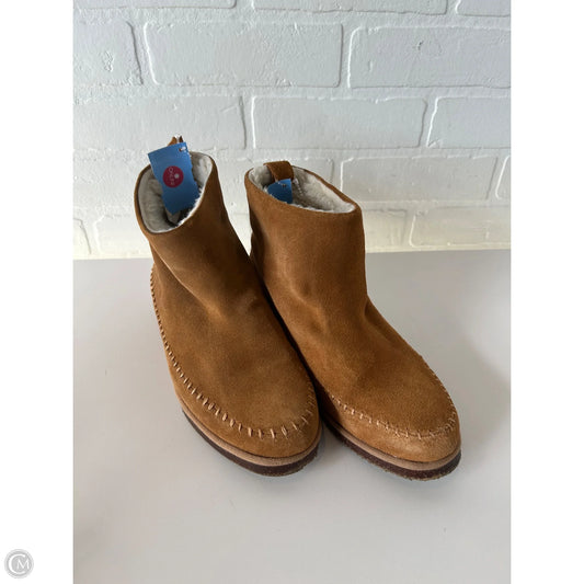 Boots Ankle Flats By Steve Madden In Brown, Size: 7