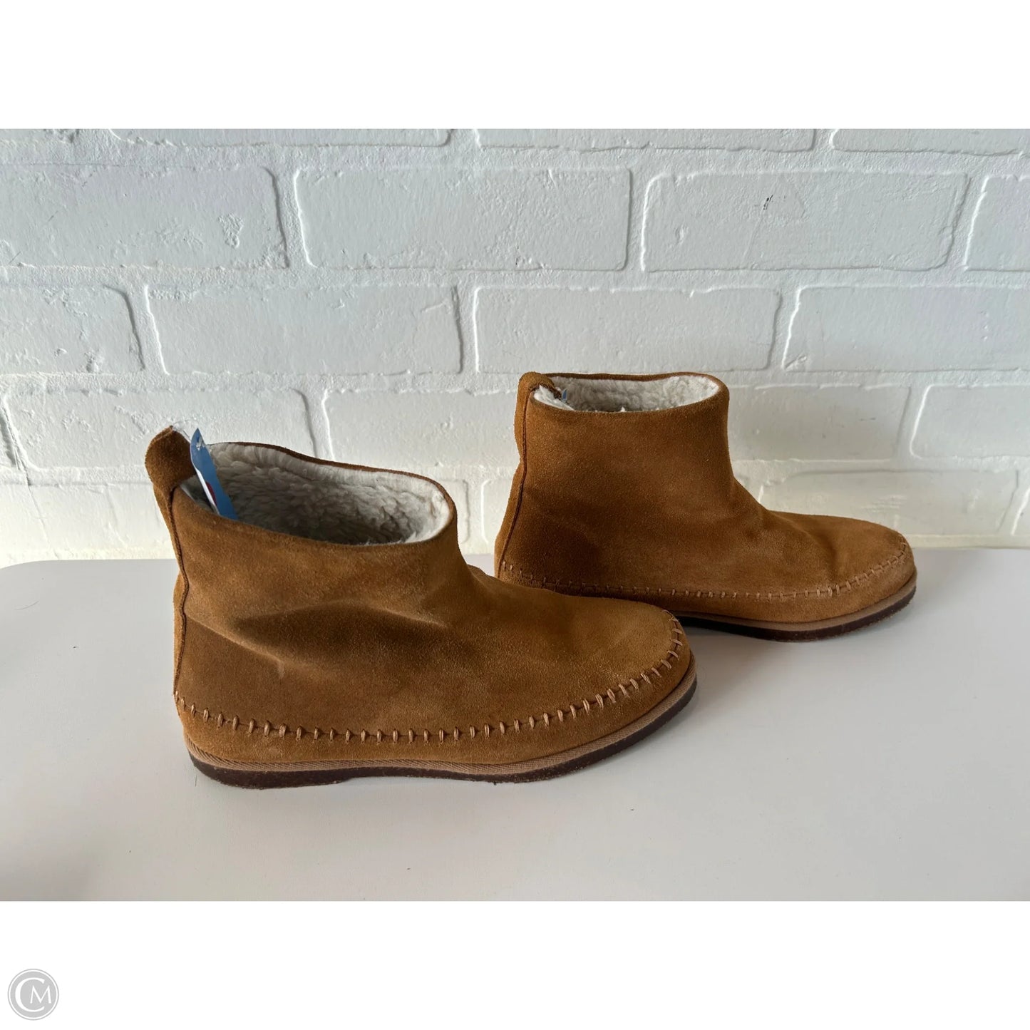 Boots Ankle Flats By Steve Madden In Brown, Size: 7