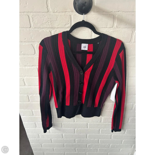 Sweater By Cabi In Black & Red, Size: M