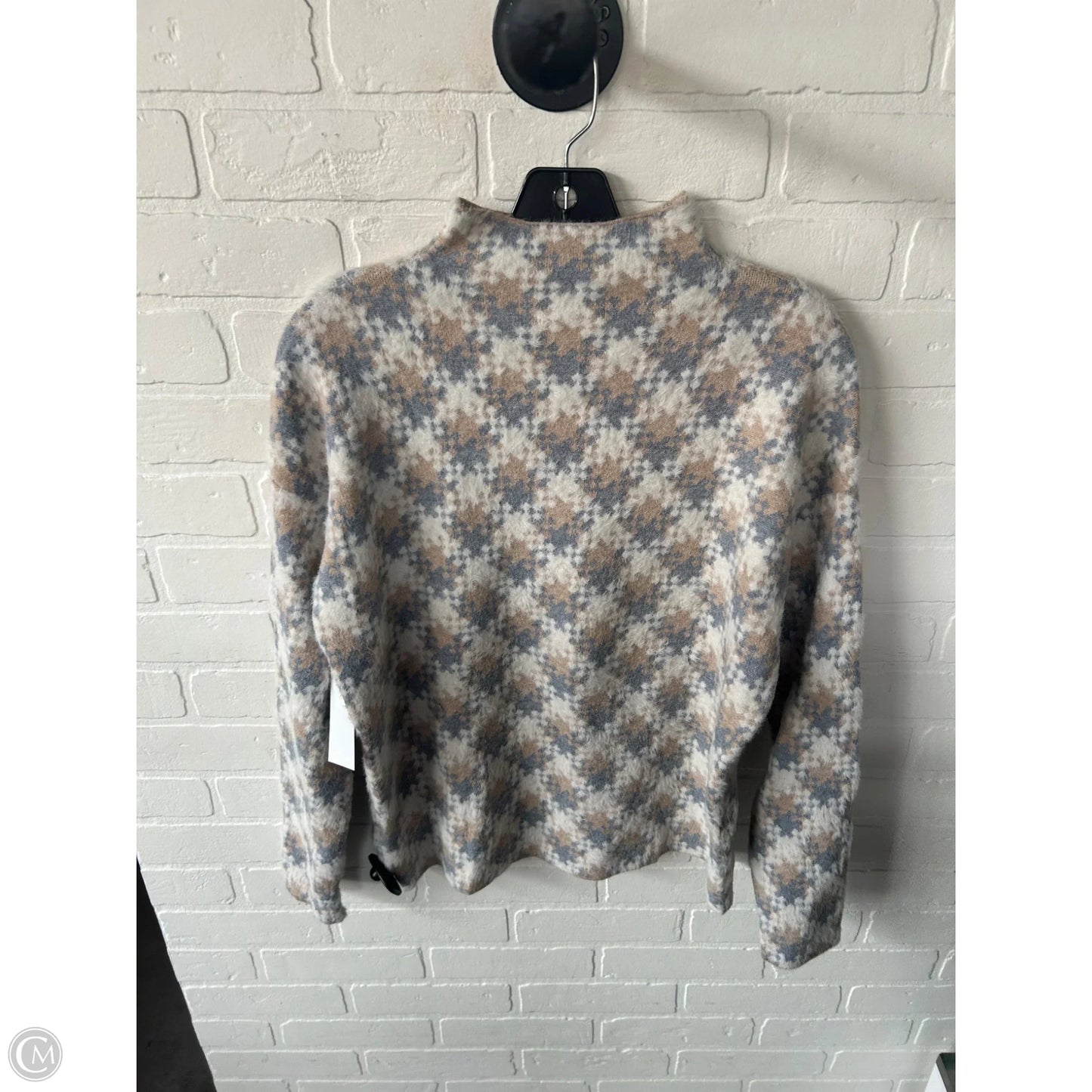 Sweater By Cupcakes And Cashmere In Blue & Tan, Size: M