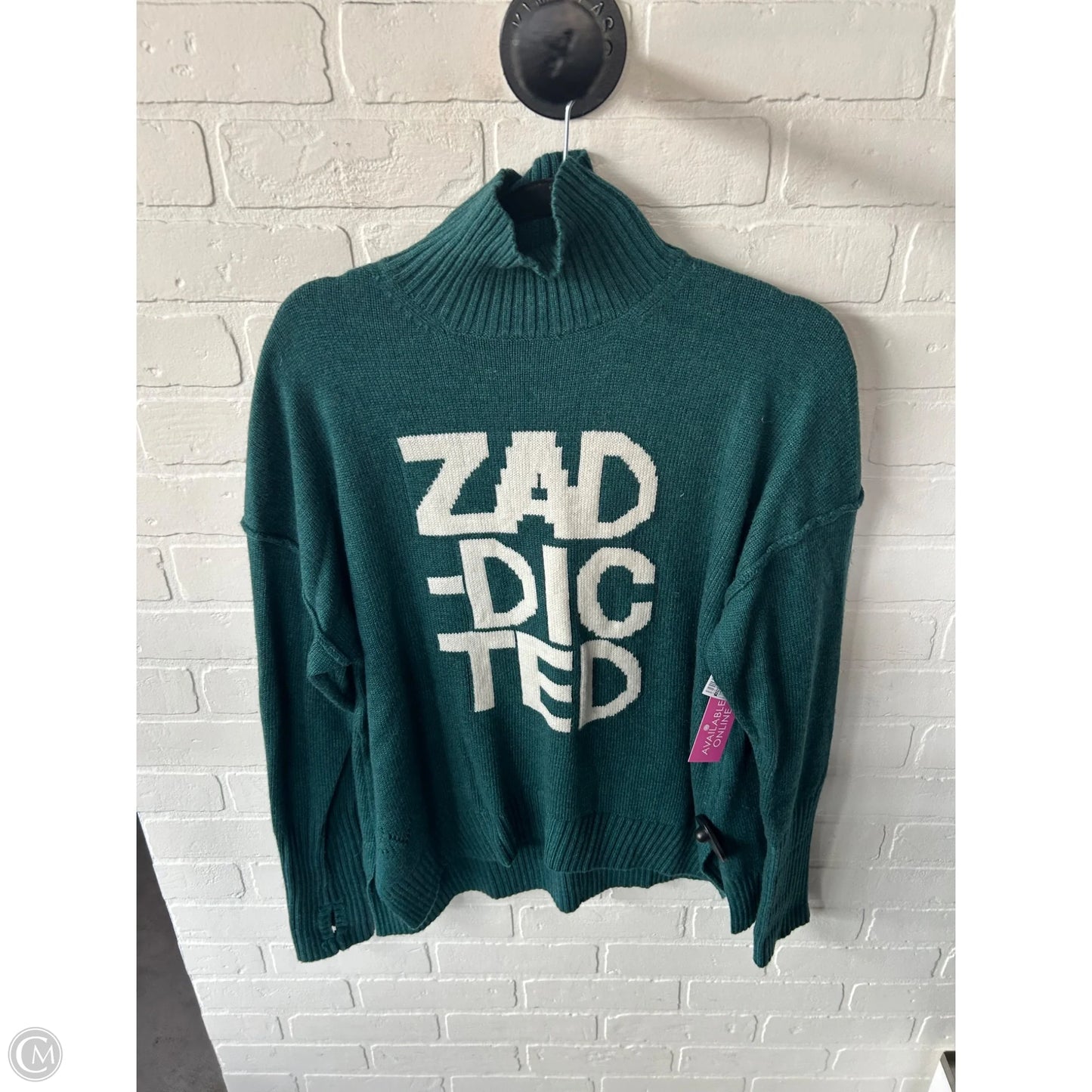 Sweater By Zadig And Voltaire In Teal, Size: Xxsp