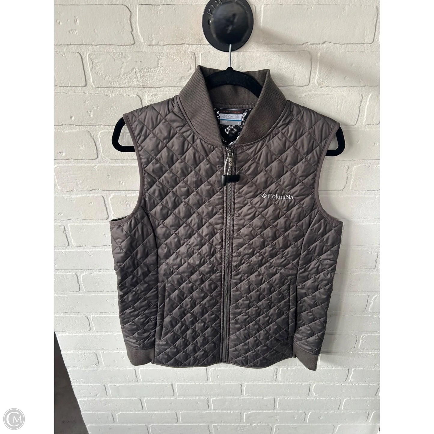 Vest Puffer & Quilted By Columbia In Brown, Size: L