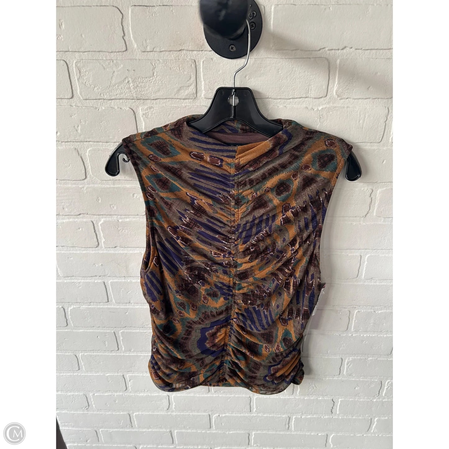 Top Sleeveless By Rachel Zoe In Brown, Size: L