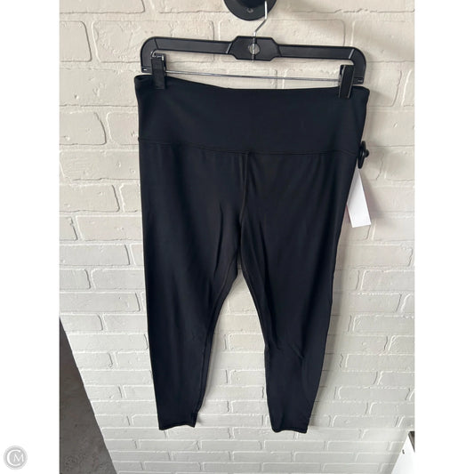 Athletic Leggings By Athleta In Black, Size: 12