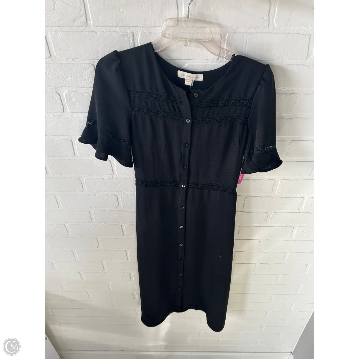 Dress Casual Midi By Monteau In Black, Size: M