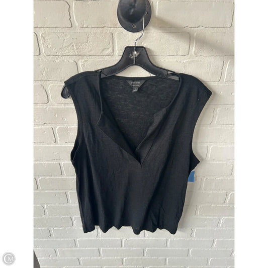 Top Sleeveless By Banana Republic In Black, Size: L