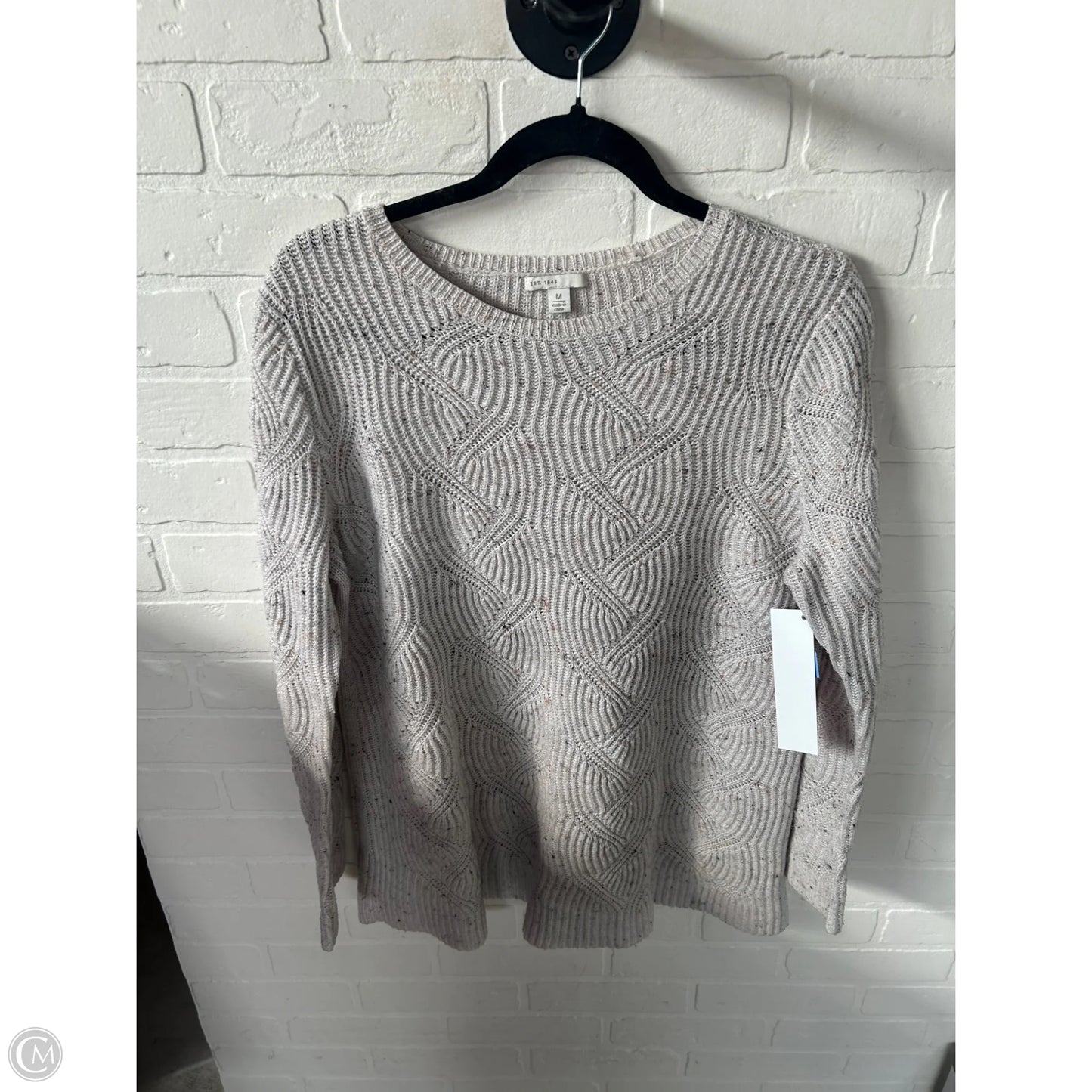 Sweater By C Est. 1946 In Cream, Size: M