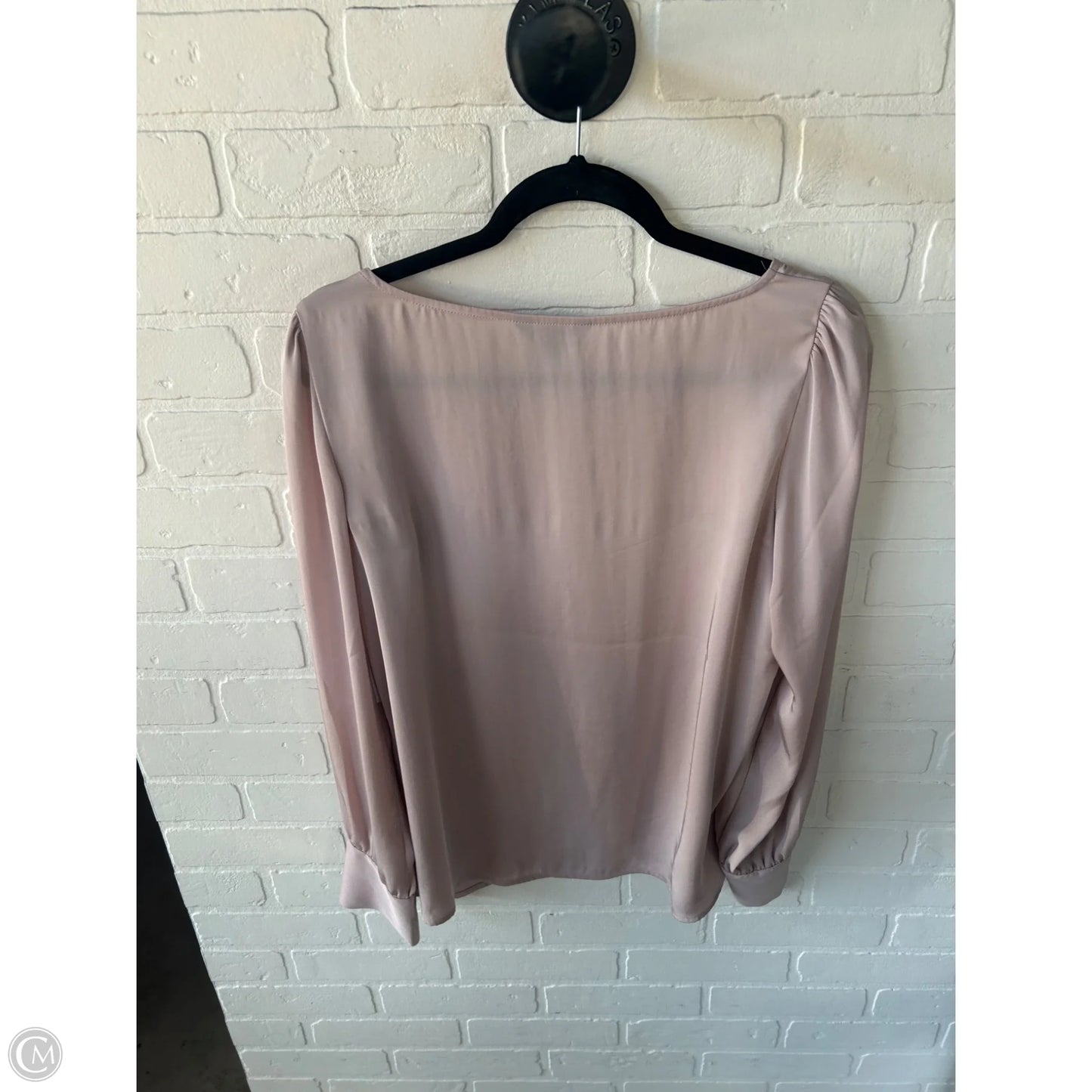 Top Long Sleeve By Express In Pink, Size: M