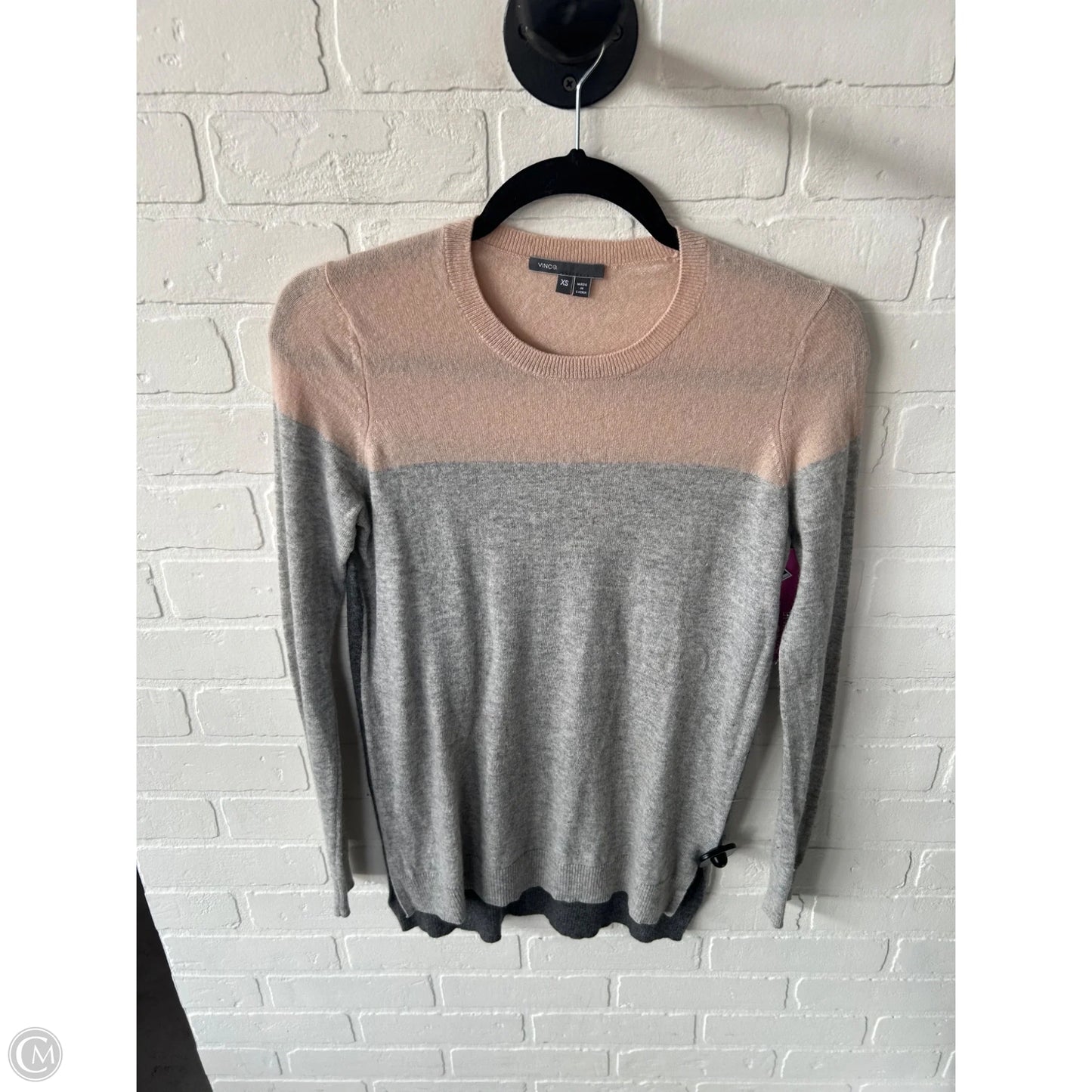 Sweater Cashmere By Vince In Grey, Size: Xs