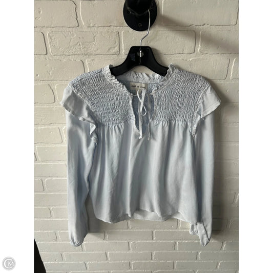 Top Long Sleeve By Cloth & Stone In Blue, Size: Xs