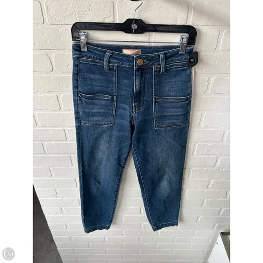 Jeans Skinny By Kut In Blue Denim, Size: 0
