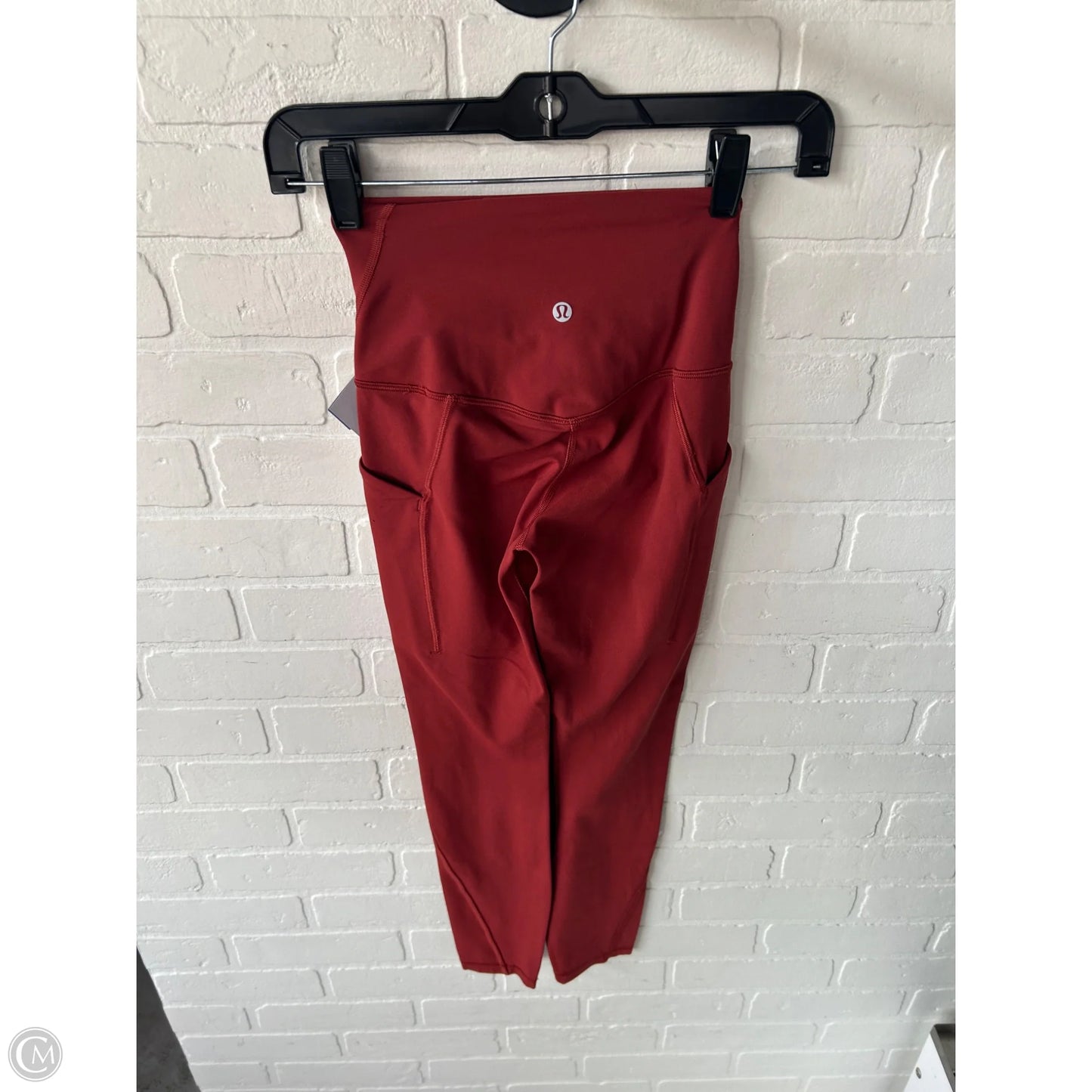 Athletic Leggings By Lululemon In Orange, Size: 2