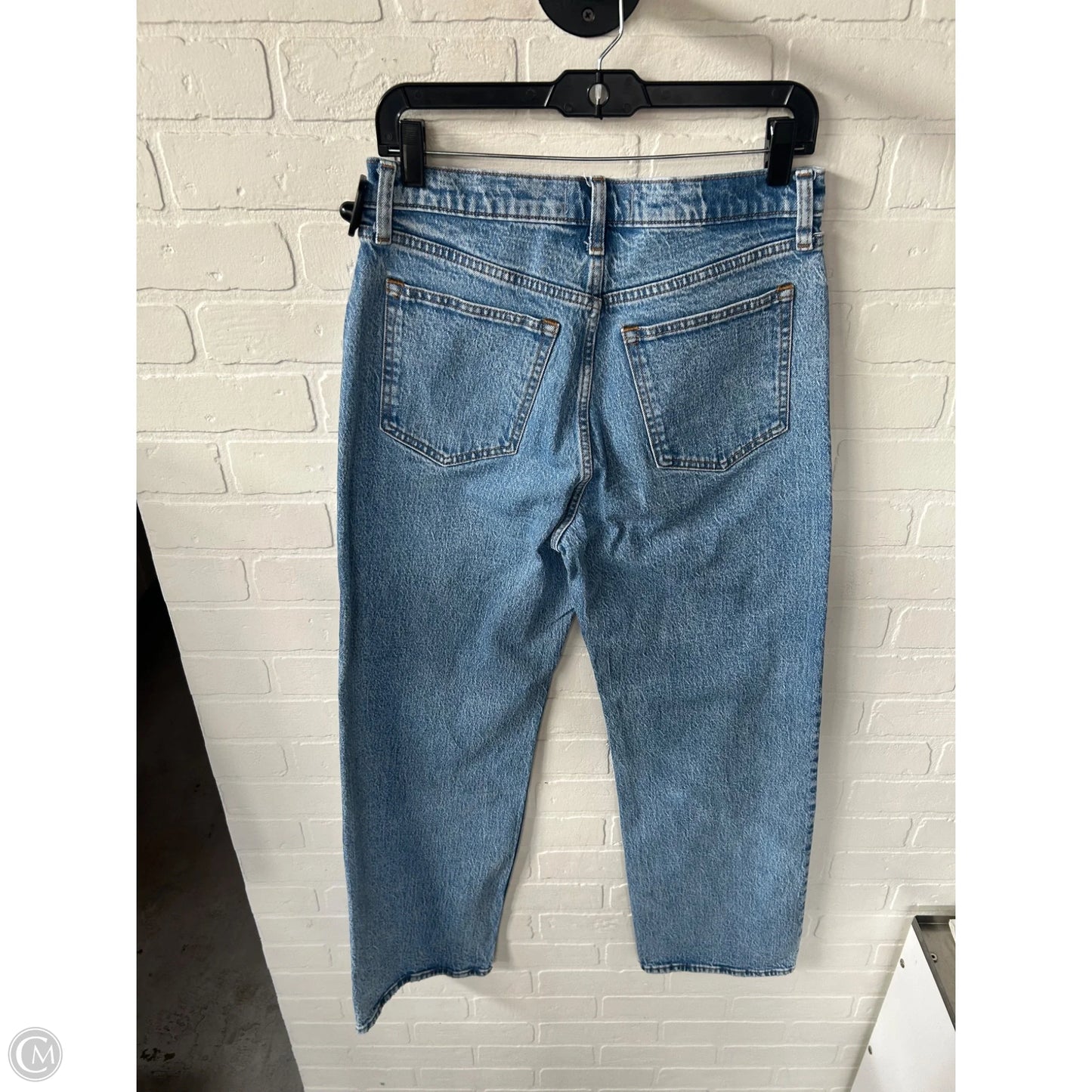Jeans Wide Leg By Abercrombie And Fitch In Blue Denim, Size: 8