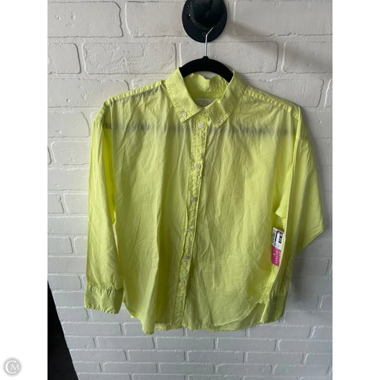 Top Long Sleeve By J. Crew In Yellow, Size: Xs