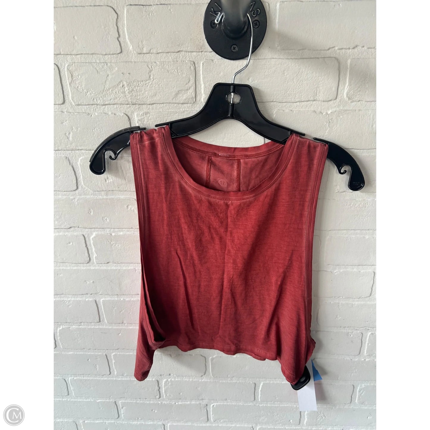 Athletic Tank Top By Lululemon In Orange, Size: S