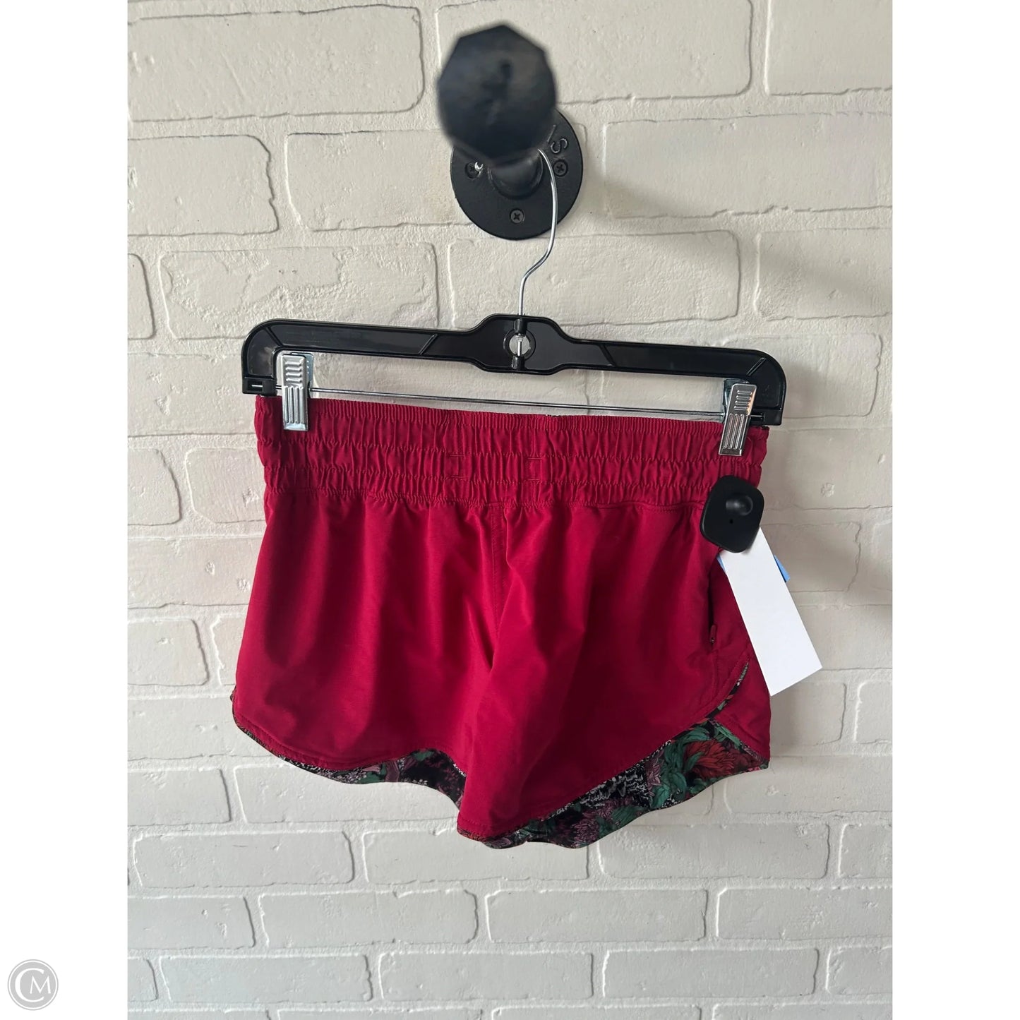 Athletic Shorts By Lululemon In Red, Size: 4