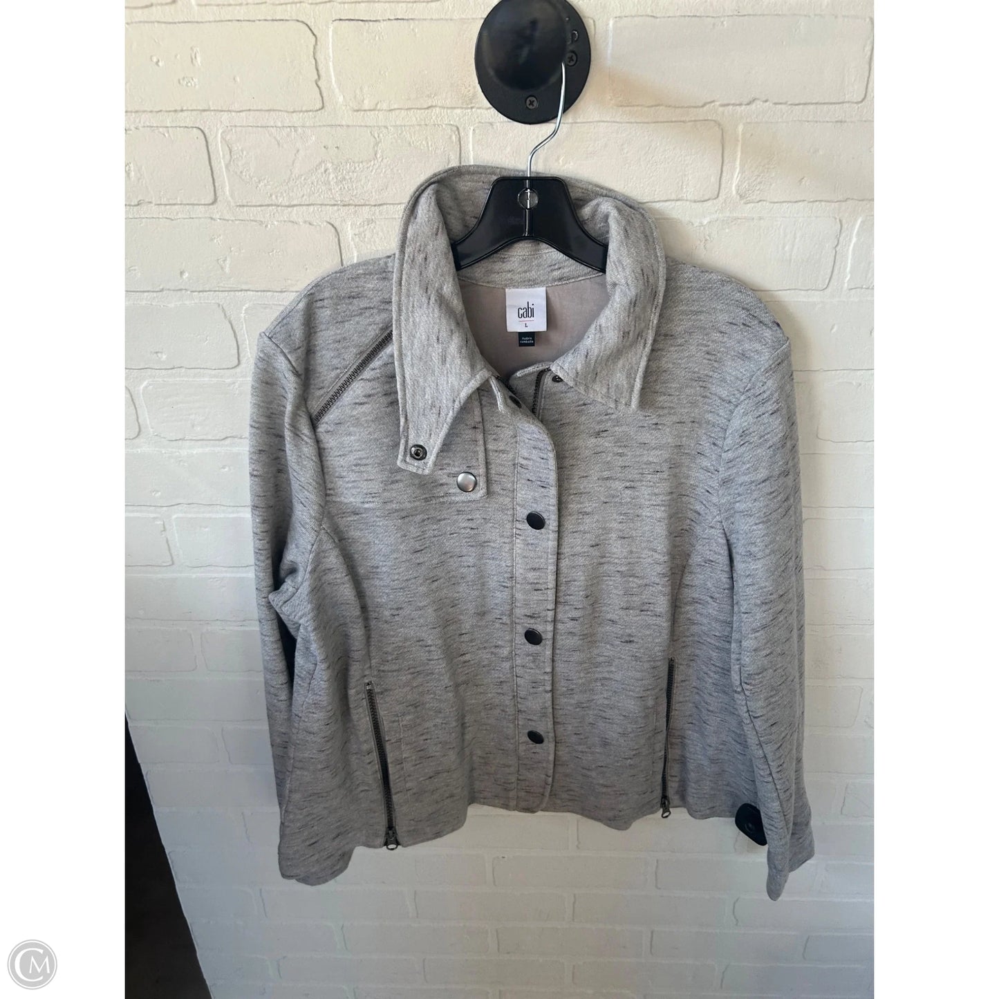 Jacket Other By Cabi In Grey, Size: L