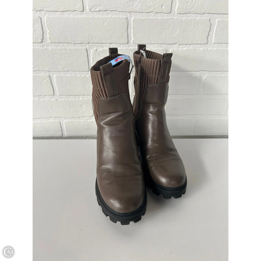 Boots Mid-calf Heels By A New Day In Brown, Size: 8.5