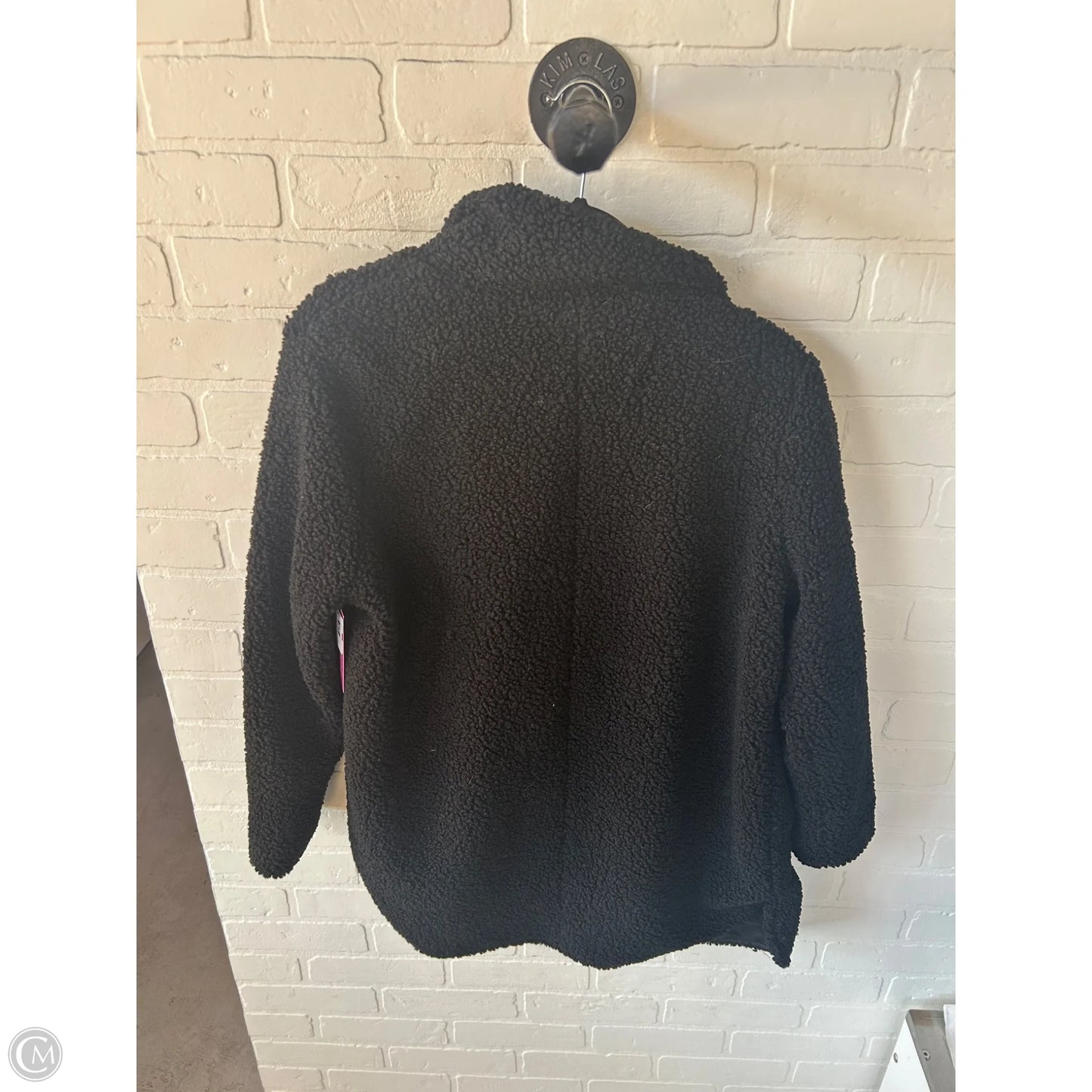 Coat Faux Fur & Sherpa By Miami In Black, Size: M