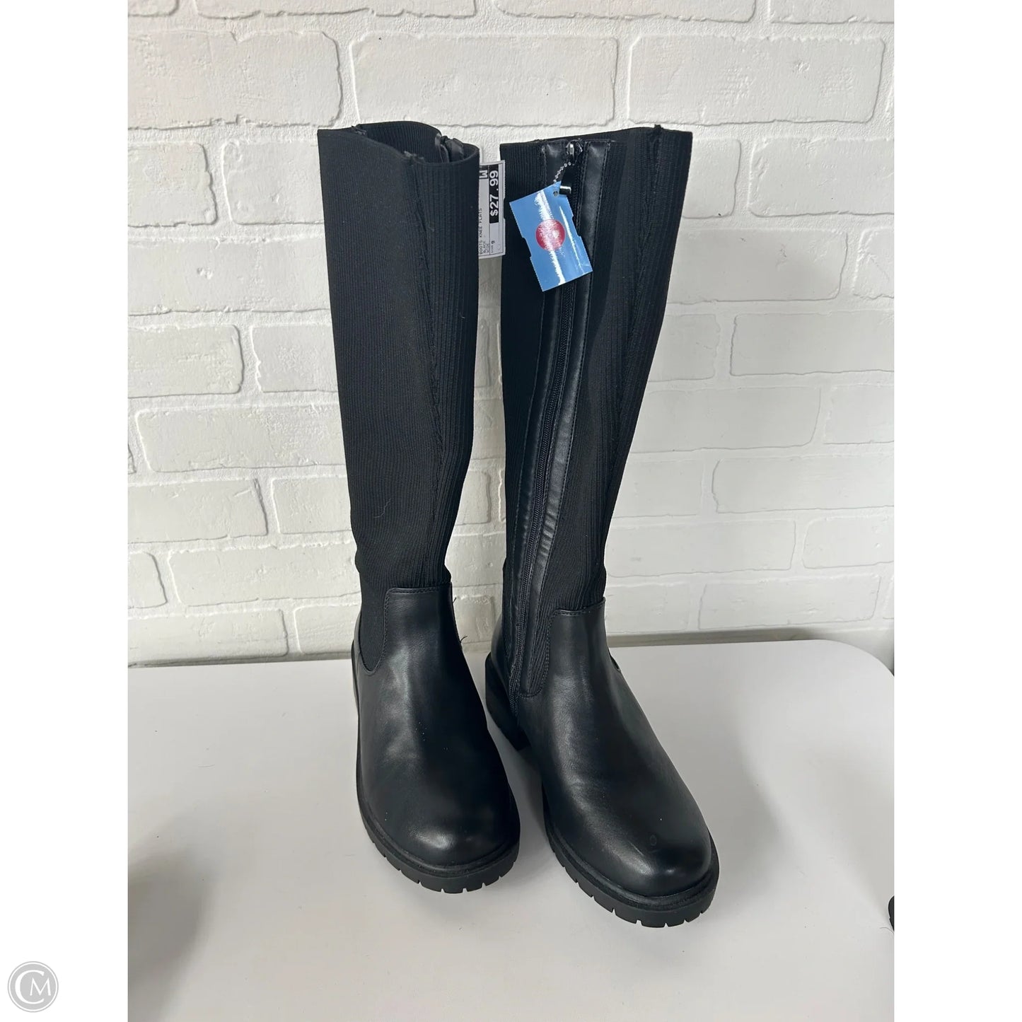 Boots Knee Flats By Torrid In Black, Size: 9