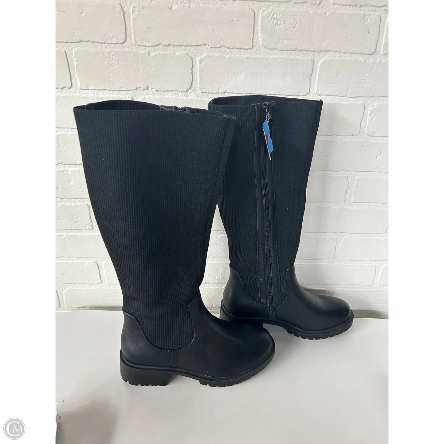 Boots Knee Flats By Torrid In Black, Size: 9