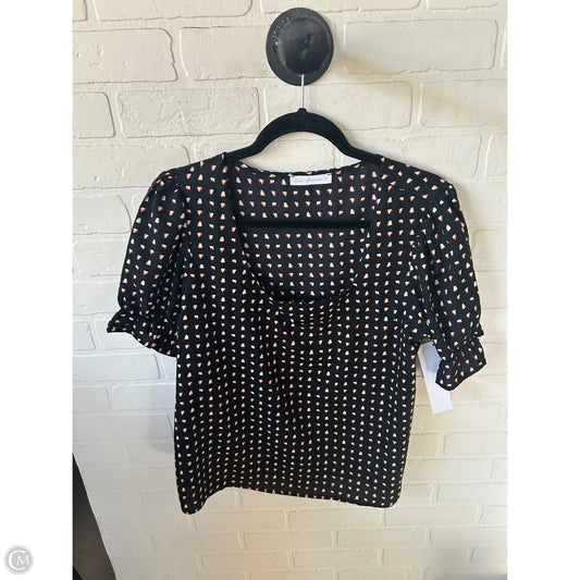 Top Short Sleeve By Ces Femme In Black, Size: L