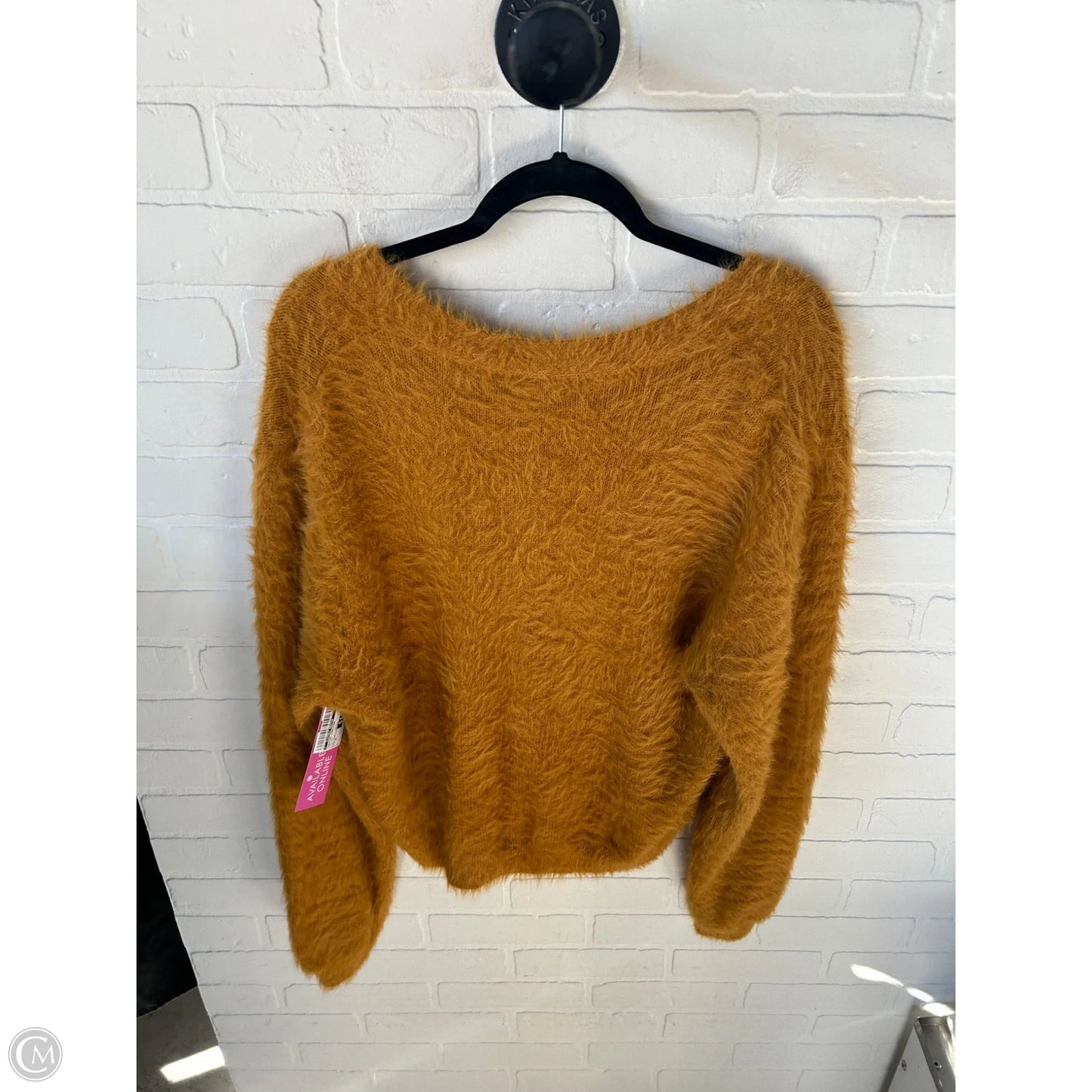 Sweater Cardigan By Clothes Mentor In Yellow, Size: M