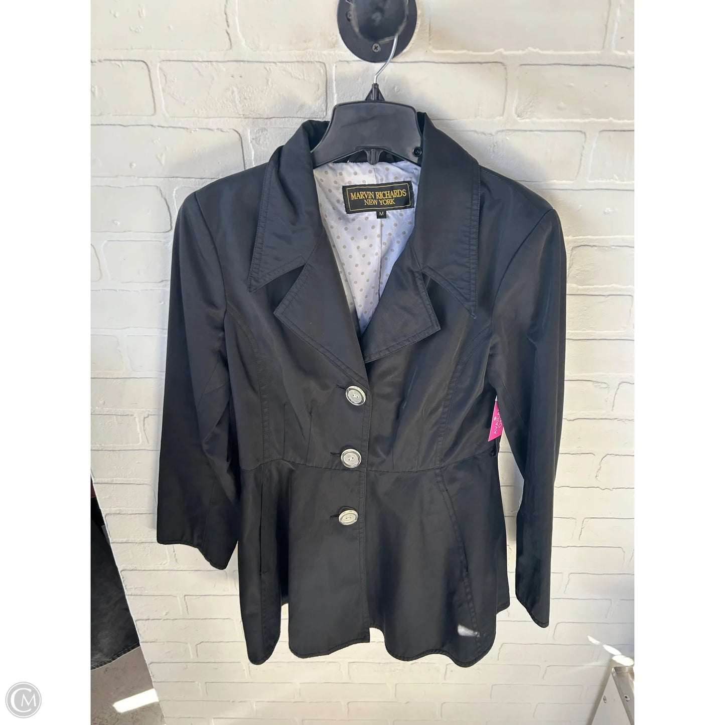 Coat Other By Marvin Richards In Black, Size: M