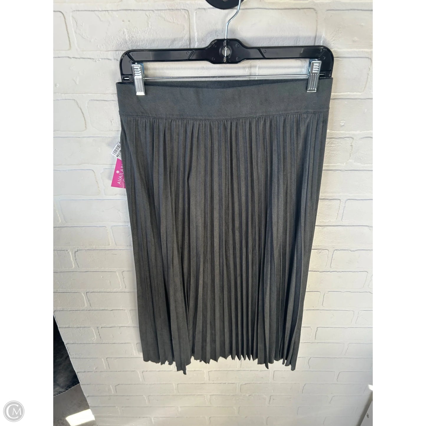 Skirt Midi By Tahari In Grey, Size: 8