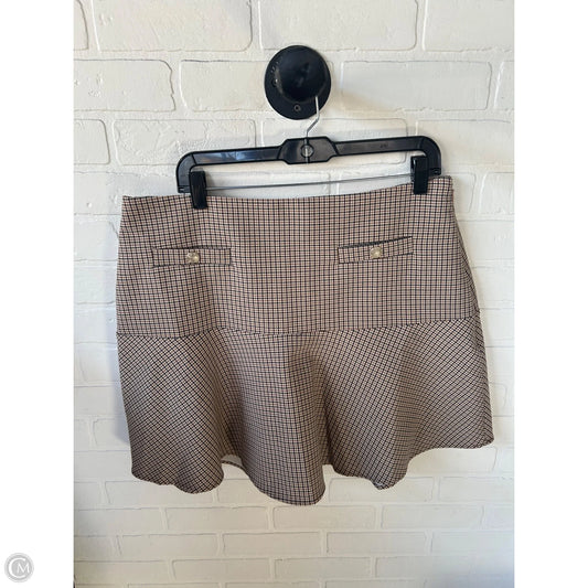 Skirt Mini & Short By Loft In Tan, Size: 14