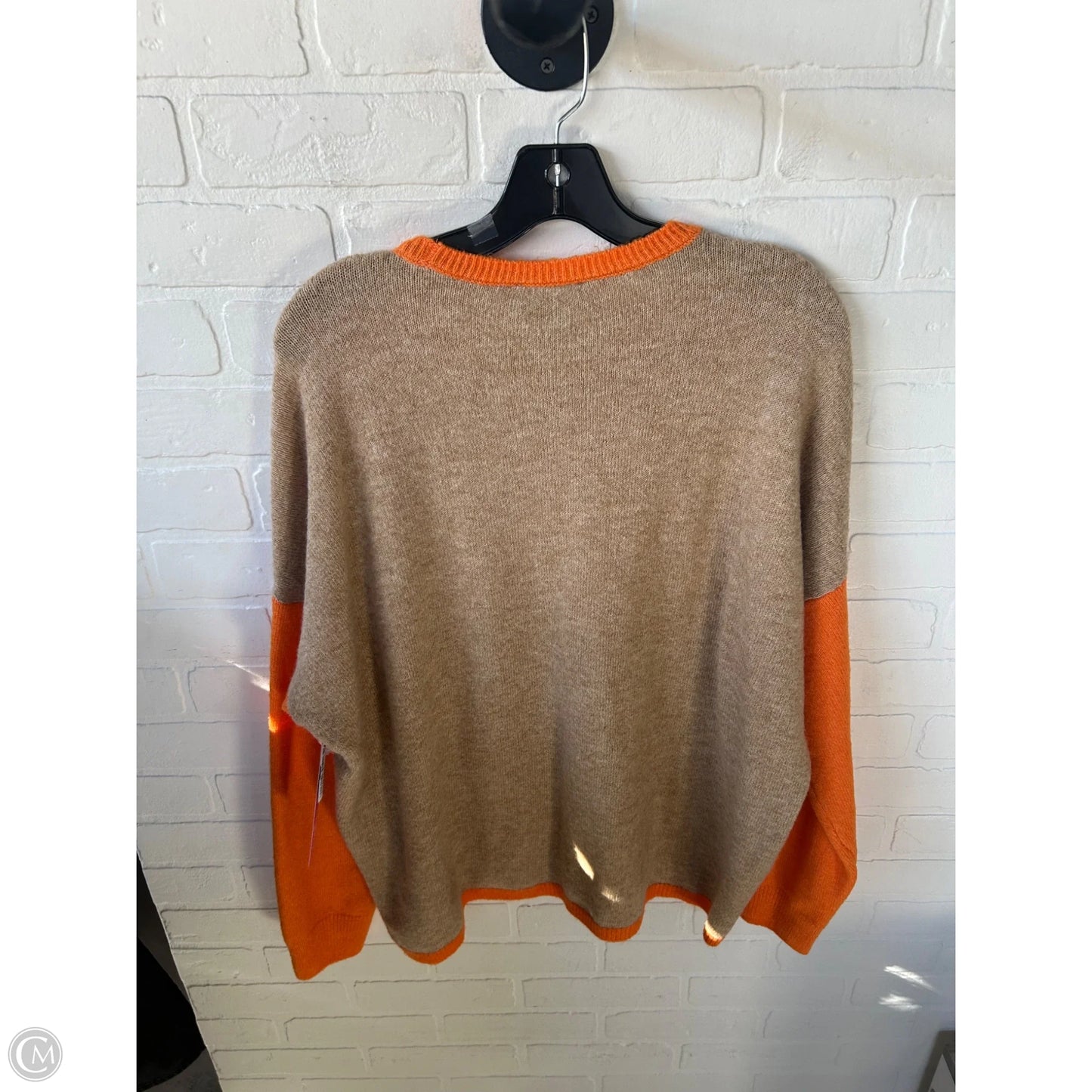 Sweater By Cece In Orange & Pink, Size: M