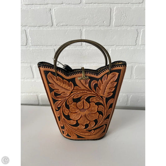 Handbag Leather By Clothes Mentor, Size: Small