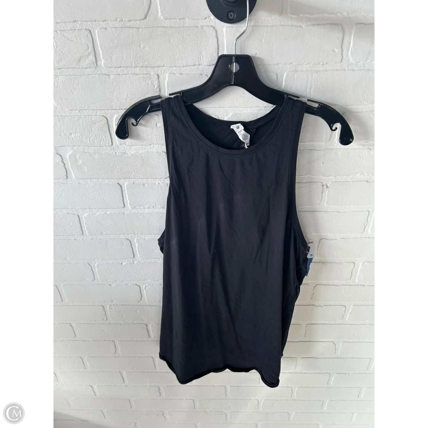 Athletic Tank Top By Lululemon In Black, Size: L