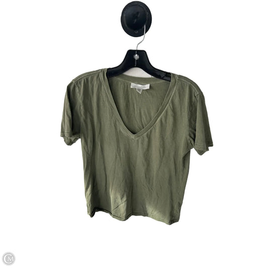 Top Short Sleeve Basic By Treasure And Bond In Green, Size: Xxs
