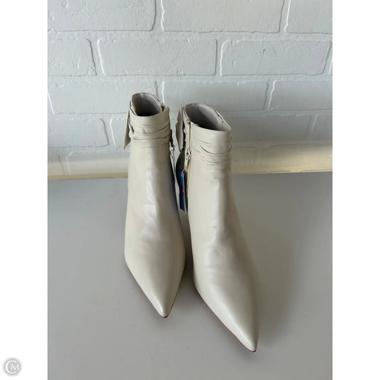 Boots Ankle Heels By Ted Baker In Cream, Size: 9.5
