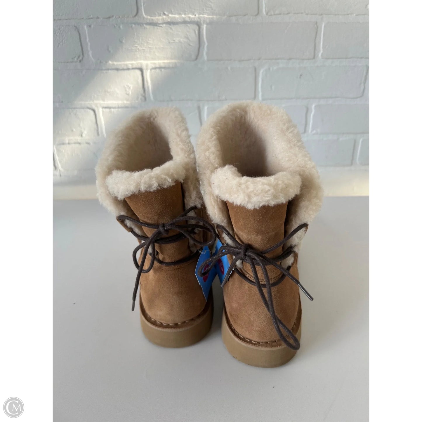Boots Designer By Ugg In Brown, Size: 11