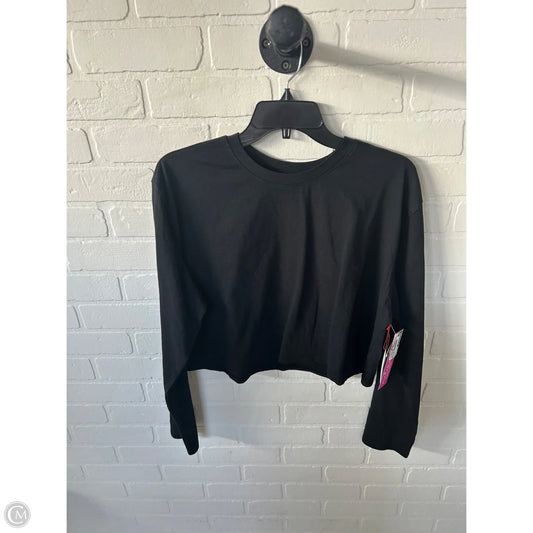 Top Long Sleeve By Open Edit In Black, Size: L
