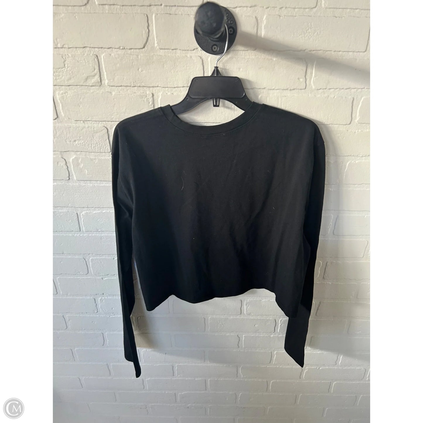 Top Long Sleeve By Open Edit In Black, Size: L