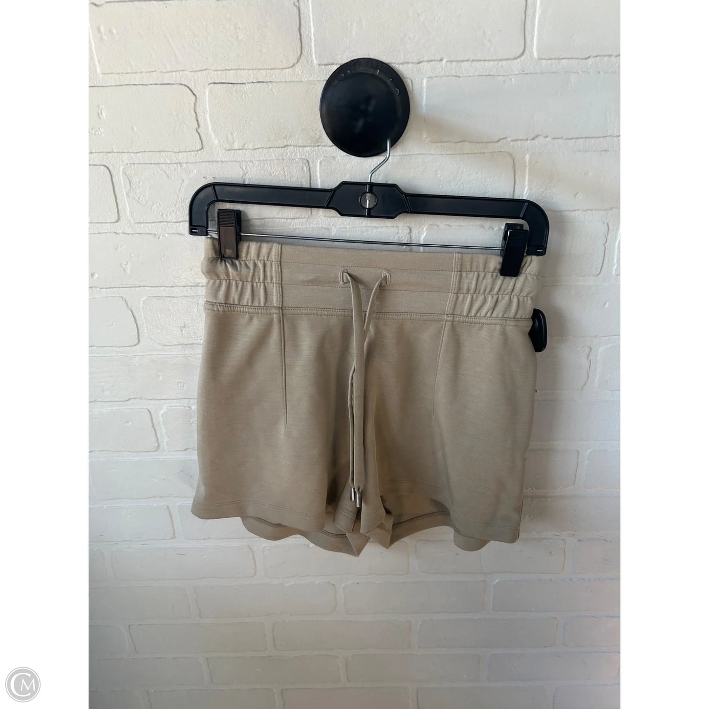 Athletic Shorts By Lululemon In Tan, Size: 4