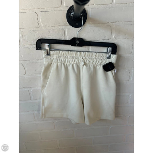 Athletic Shorts By Lululemon In Cream, Size: 2