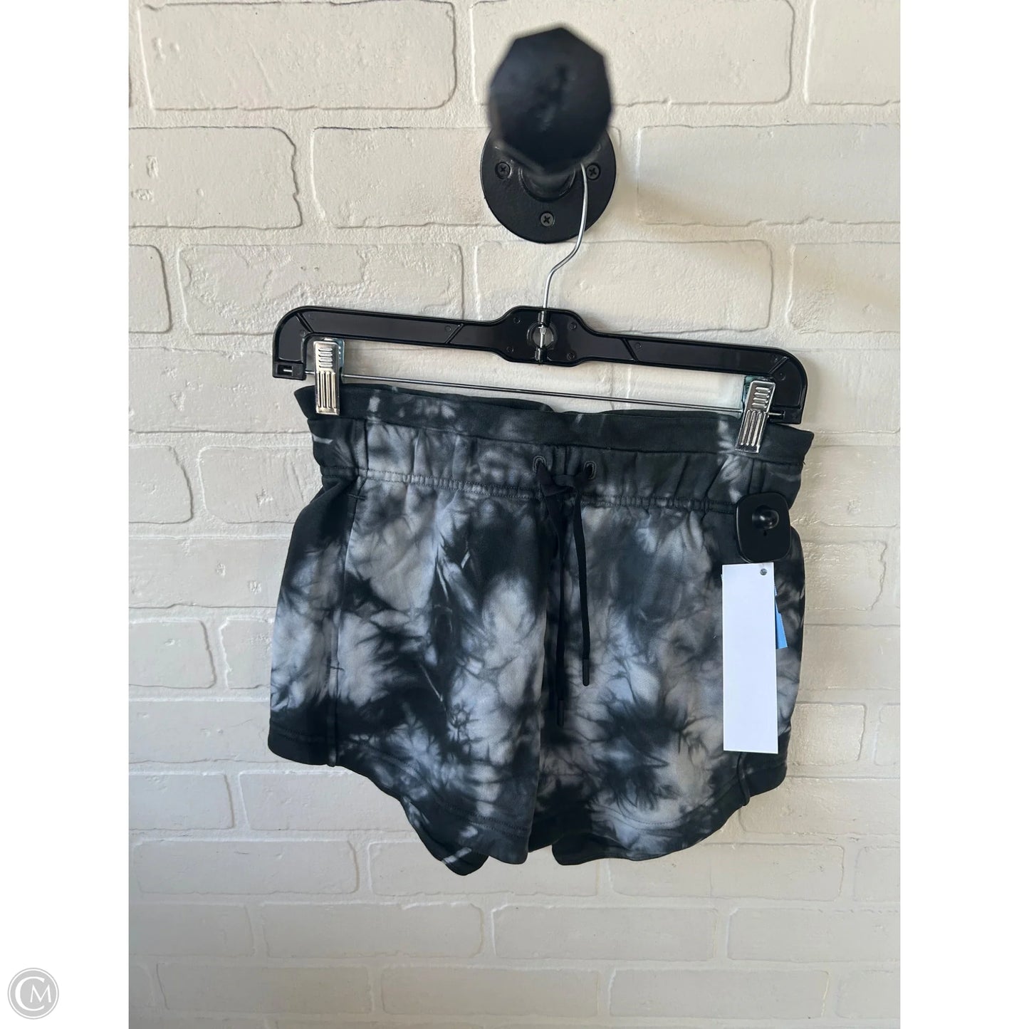 Athletic Shorts By Lululemon In Black & Grey, Size: 4