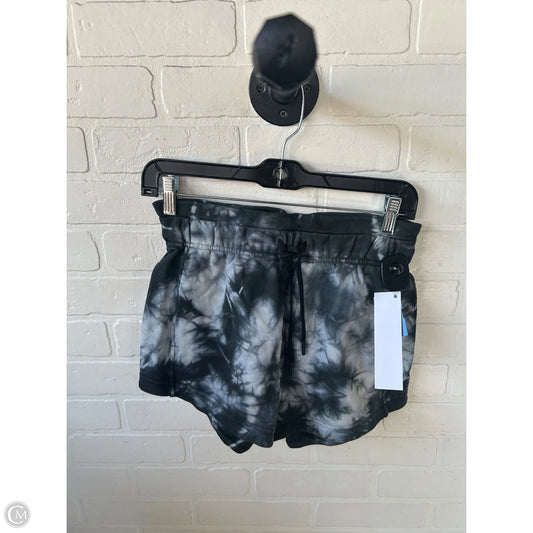 Athletic Shorts By Lululemon In Black & Grey, Size: 4