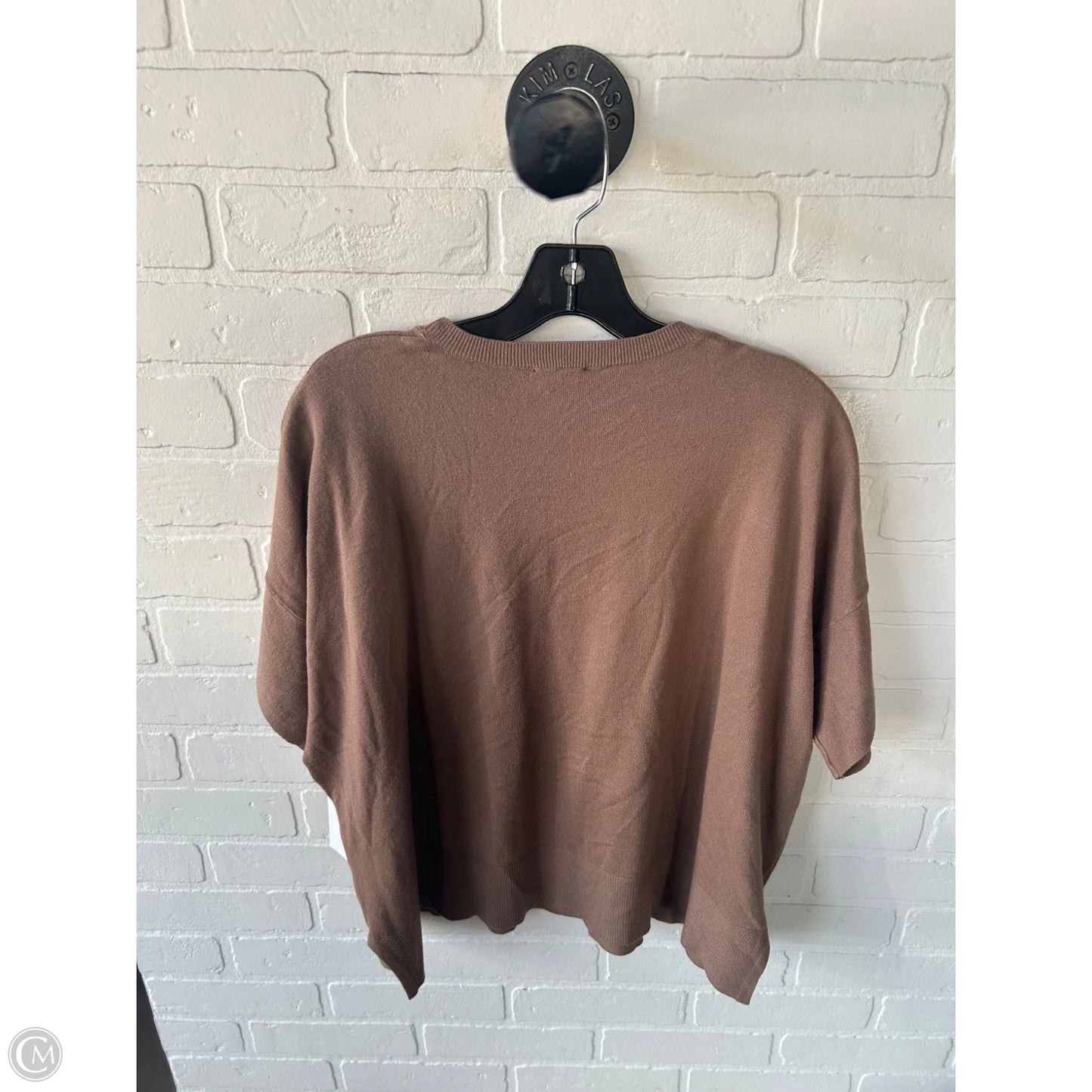 Sweater Short Sleeve By Splendid In Brown, Size: S