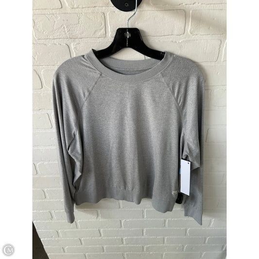 Athletic Top Long Sleeve Crewneck By Vuori In Grey, Size: S