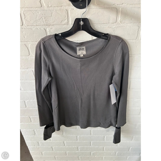 Top Long Sleeve By Cmc In Grey, Size: Xs