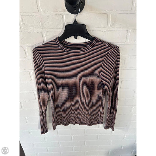 Top Long Sleeve Basic By A New Day In Brown, Size: S